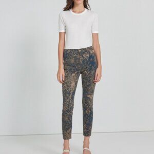 J Brand Alana High Rise Gold Wave Photo Ready Crop Skinny Jeans